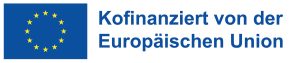 EU-Logo mit Text 'Kofinanziert von der Europäischen Union'