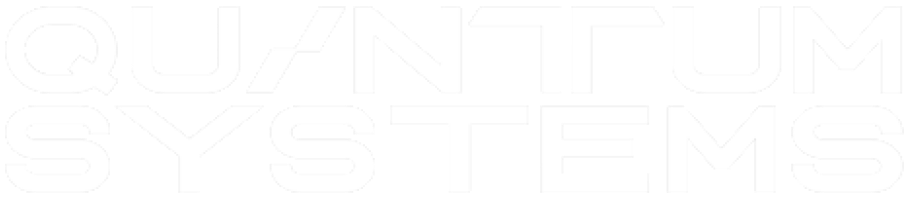 Quantum Systems logo in futuristic font.