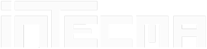 Intecma logo in bold font